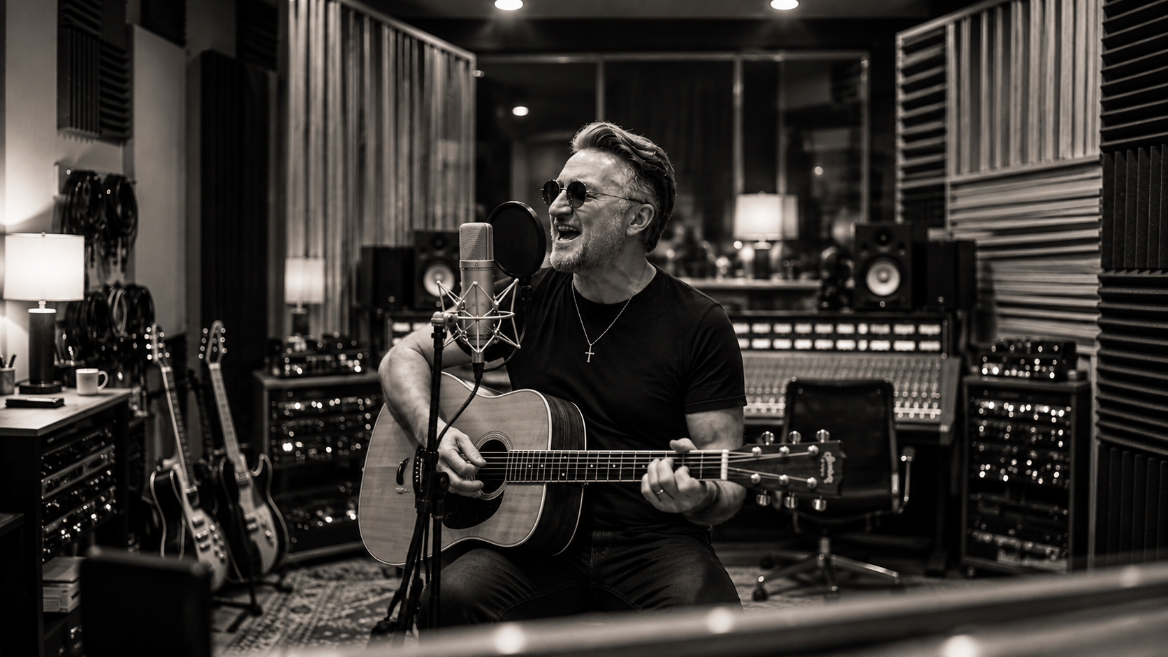 Inside the Collider Project recording studio — acoustic